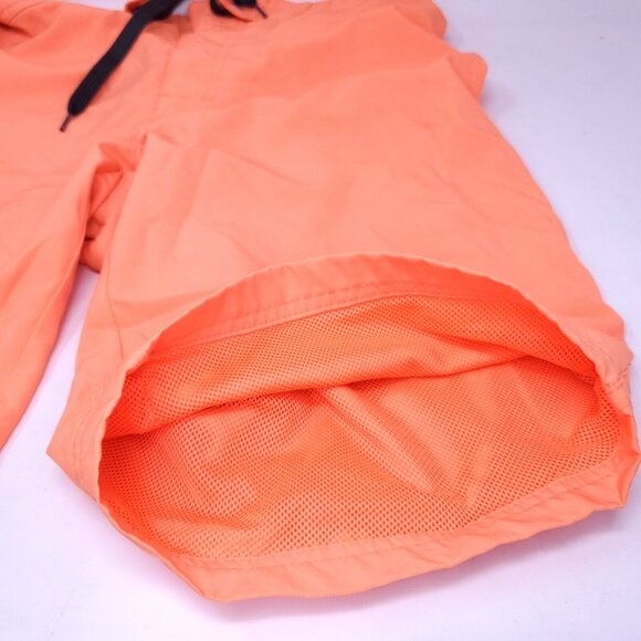 Mossimo Boardshorts Mens 28 / Boys 16 Bright Neon Orange Mesh Lined - Picture 5 of 12